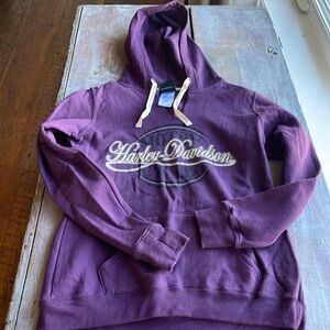 Purple Harley Davidson hoodie